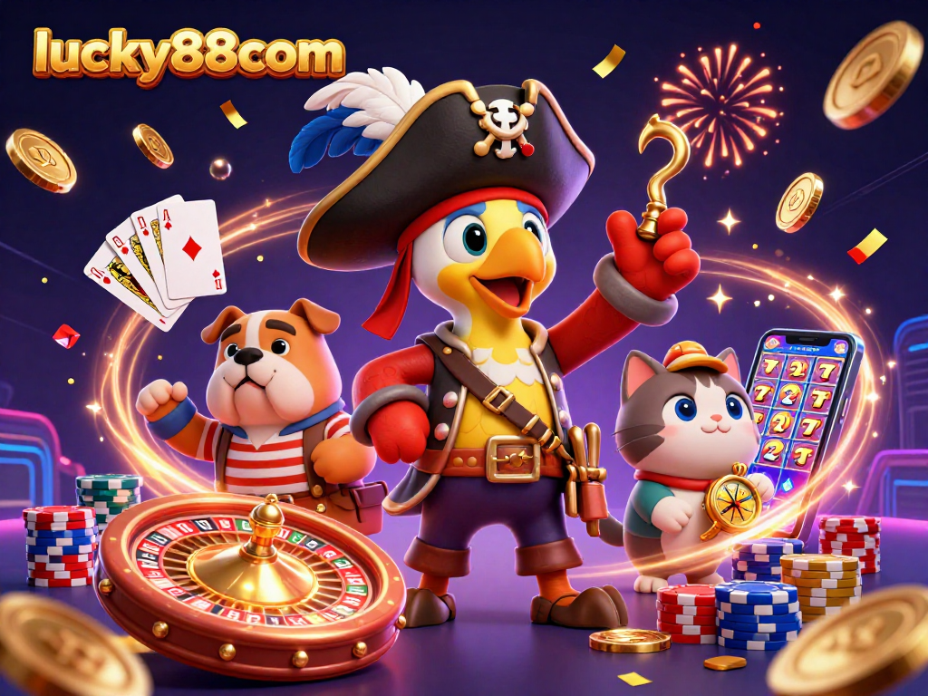 Engage with luck at lucky88com while spinning the roulette and enjoying vibrant casino elements.